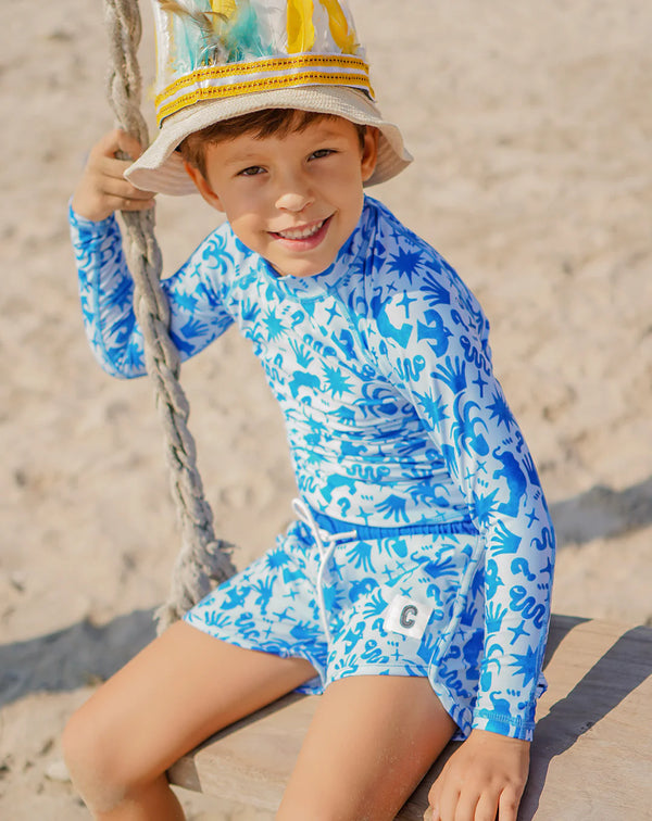 Rash Top - Feather Slide